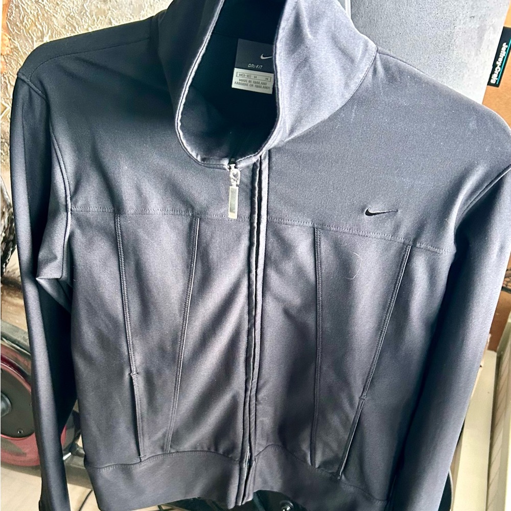 Nike Black full zip  M Dri-FIT Jacket. Never worn.